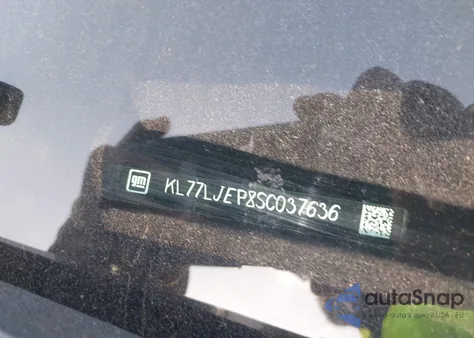 2025 Chevrolet Trax Fwd 2Rs z USA, uszkodzony, nr VIN KL77LJEP8SC037636